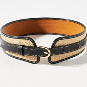 Textured Wide Waist Belt